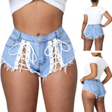 Coachella Music Festival Outfits Tassel Denim Shorts Summer Women's Clothing