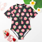 Children Swimsuit Children's Swimsuit Women's Printed One-Piece Sun Protection