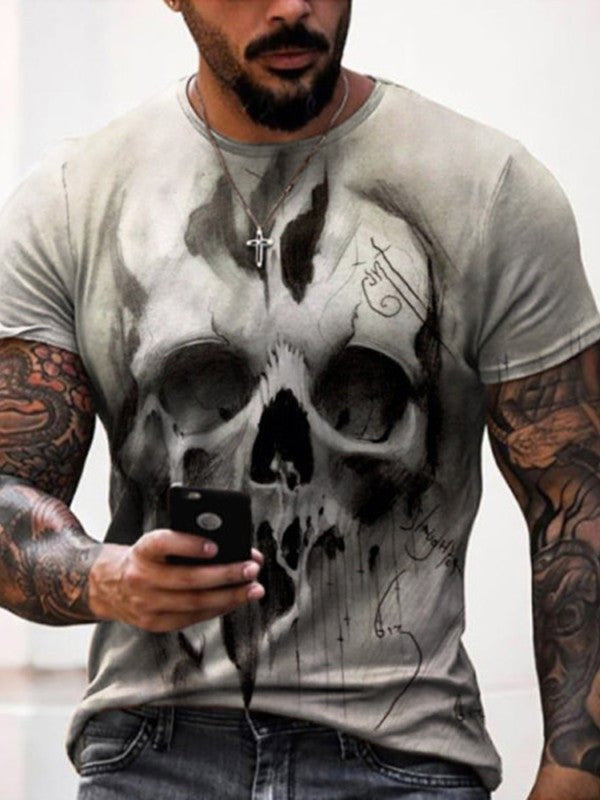 Skull Apparel T Shirt Skull Pattern Printing