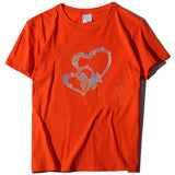Valentine's Day T Shirt Short-Sleeved T-shirt Summer plus Size Top