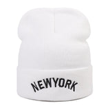 Yankee  Winter Hat Embroidery Men and Women Autumn and Winter Warm Knitted Hat