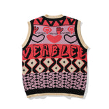 Men Sweater Sweater Vest Men's Sleeveless Sweater Vest