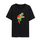 Men and Women Grinch Shirt Casual Loose Short Sleeves T-shirt