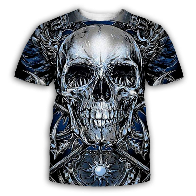 Skull T Shirt Printed Skull