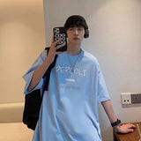 Men T-Shirts Half Sleeve Hip Hop Loose