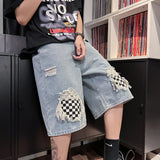 Men Denim Shorts Men's Summer