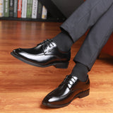 Men's Dress Shoes Classic Leather Oxfords Casual Cushioned Loafer Summer Business Casual Cool Men's Fashion