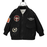 Toddler Boys Jackets Jacket Spring Autumn Baseball Uniform