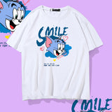 Tom And Jerry T Shirt Loose Half Sleeve
