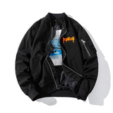 Varsity Jacket Autumn And Winter Jacket Men'S Embroidered Hip Hop Baseball Jacket