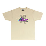 Ice Cream Running Dog T Shirt Loose Printed Audio Rap T-shirt