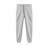 Grey Sweatpants Zipper Men's Casual Sports Trousers
