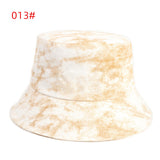 Bucket Hat Fishing Cap Cotton Print Fisherman Hat Bucket Hat Fashion Color Gradual Sun Hat