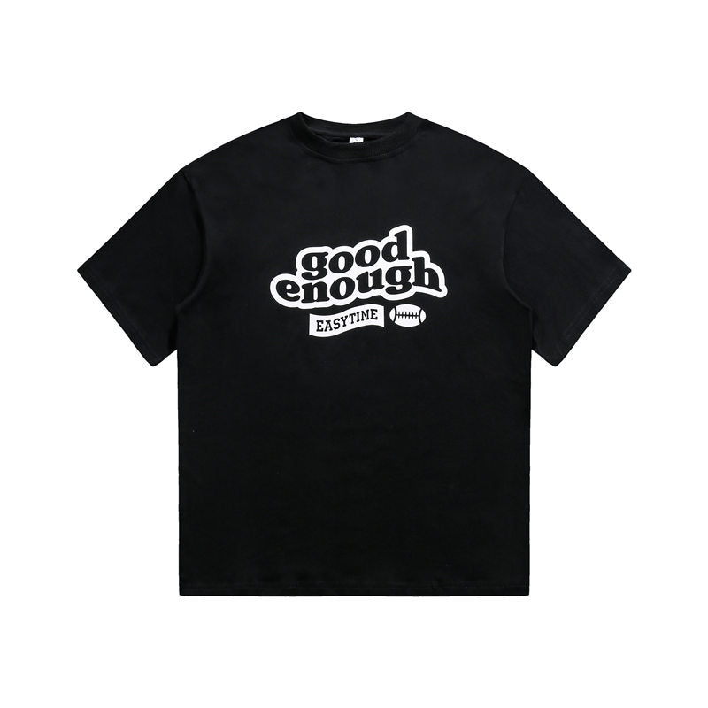 Men T Shitrs Letter Print Loose