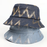 Bucket Hat Fishing Cap Cotton Print Fisherman Hat Printing Bucket Hat Female Fashion Casual