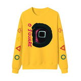 Squid Game Costume Sweatshirt round Neck Casual Pullover Sweater for Men and Women