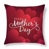 Valentine's Day Pillow Covers 4 Piece Random Styles Together, Love Heart Peach Skin Fabric Valentine's Day Pillow Cover Car Office Sofa Cushion
