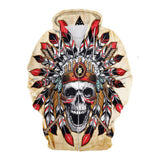 Skull Apparel Cardigan Printed Pullover Digital