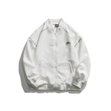 Man Fall Outfis Pure Color Simple Casual Jacket Top Baggy Coat