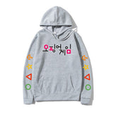 Squid Game Costume Autumn and Winter Squid Game Loose Casual Large Size Hooded Sweater