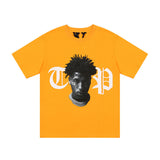 Vlone T Shirt T-Shirt Summer Large V Printed Loose Casual Short Sleeve
