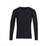 Men's Sweatshirt Fall Winter Men V-neck Slim Fit