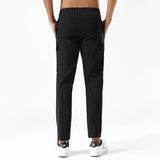 Sweat Wicking Pants Ice Silk Quick-Dry Pants Loose Straight Cargo