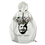 Jelly Roll Hoodie 3d Printing Thin Trench Coat