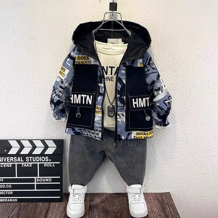 Toddler Boys Jackets Autumn Coat Boy's Camouflage Shell Jacket