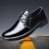 Men's Dress Shoes Classic Leather Oxfords Casual Cushioned Loafer Formal Leather Shoes Business Casual Shoes