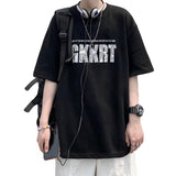 Men T-Shirts Loose Printed Half Sleeve