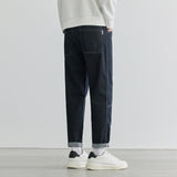 Men Jeans Straight Jeans Men's Trendy All-Match Casual