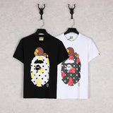 Bathing Ape T Shirt Summer Cartoon Anime Animal Print Short Sleeve T-shirt