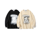 Man Fall Outfits Graffiti Sweater Men's Street Loose Casual T-shirt Fashion