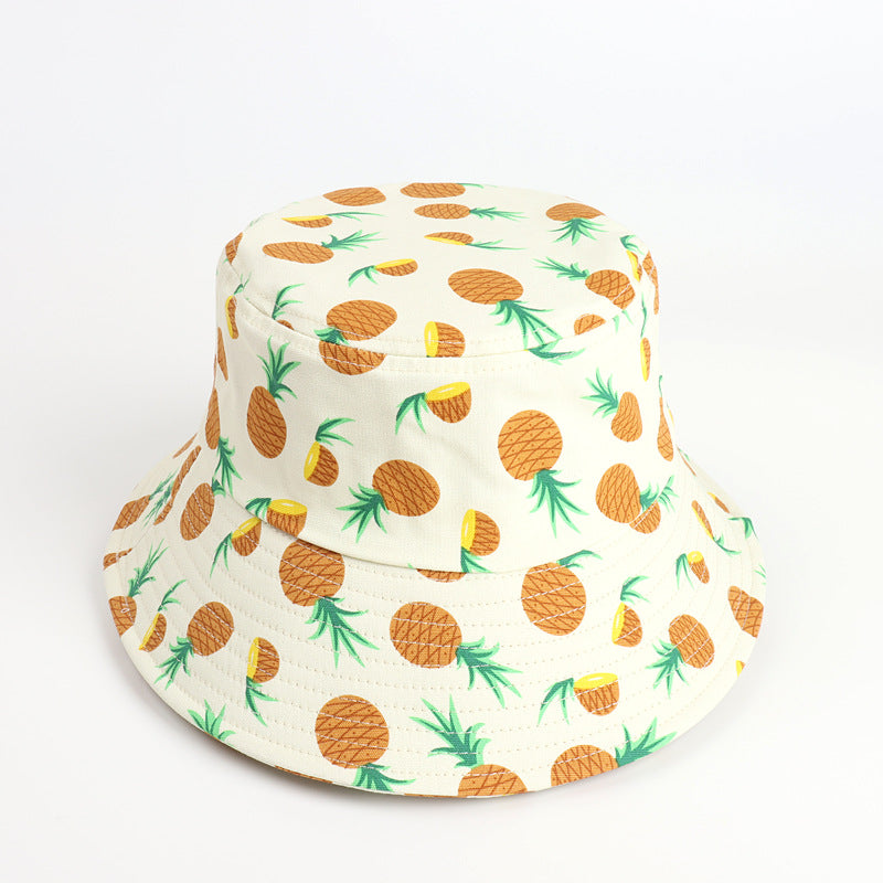 Bucket Hat Fishing Cap Cotton Print Fisherman Hat Printing Men And Women Outdoor Leisure Sports Sunhat
