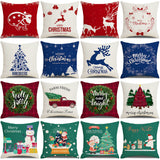 Valentine's Day Pillow Covers 4 Piece Random Styles Together, Christmas Pillow Sofa Cushion Cover