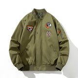 Varsity Jacket Loose Flight Suit