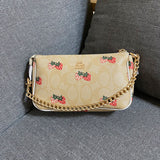 Strawberry Bags Pearl Chain Strawberry Mahjong Bag