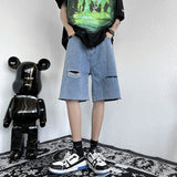 Men Denim Shorts Men's Summer