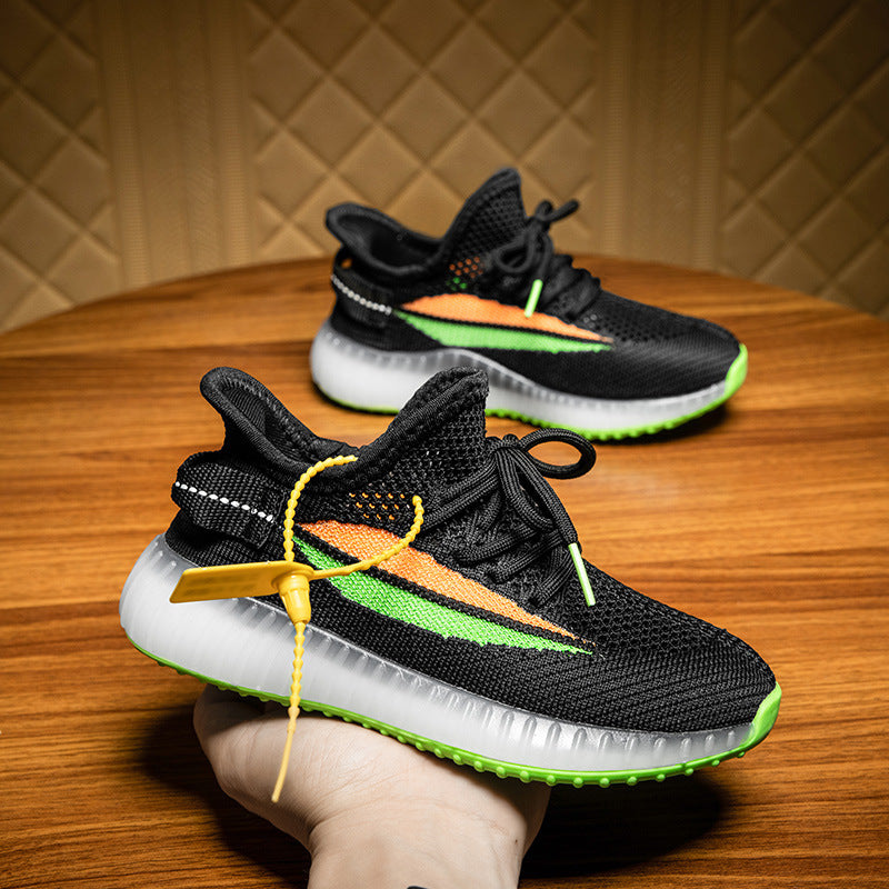 designer Sneaker Shoes Boy Shoes Summer Sports Thin Section Children's Breathable Spring and Summer Soft Bottom Mesh Shoes