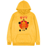 Squid Game Costume Autumn and Winter Men's and Women's Casual Loose Hooded Sweater