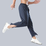 Sweat Wicking Pants Breathable Loose Zip Quick-Dry Pants