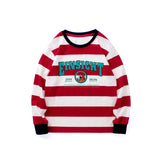 Children Long Sleeve Shirts Children's Clothing Spring and Autumn Boy's Long-Sleeved T-shirt Striped Set Long Sleeve