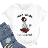 Halloween Costumes Bad Witch Vibe Shirt Printed Short Sleeve T-shirt Unisex Wear