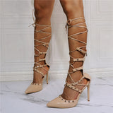 Nude Strappy Heels