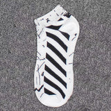Off White Socks Short Socks Men's and Women's Basketball Sports Ankle Socks Hip Hop Socks