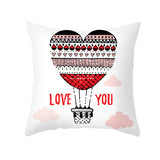 Valentine's Day Pillow Covers 4 Piece Random Styles Together, Home Pillow Cushion Cover