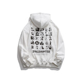Men's Graphic Hoodies Figure Printed Hooded Long Sleeve Top Men