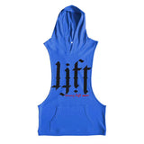Wifebeater Shirt Hooded Sports Waistcoat Loose