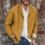 Mens Winter Coats Man Fall Outfits Coat Men's Clothing Spring and Autumn Casual Loose Suit Top